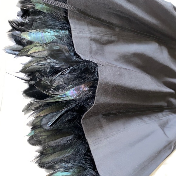 Guess Marciano Corset Bustier Feather Dress NWT - Picture 5 of 10